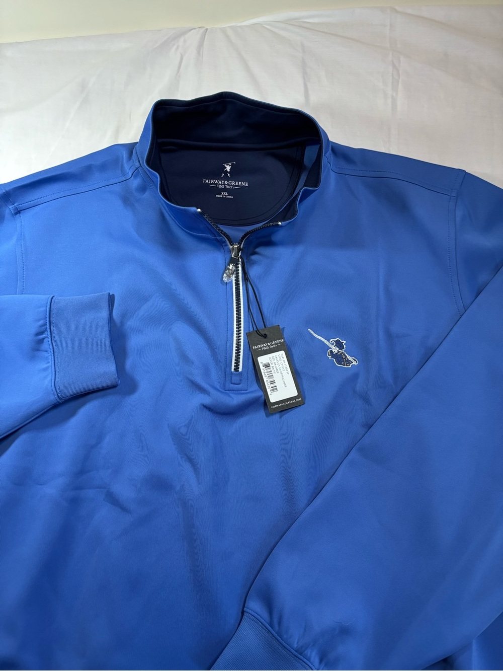 Fairway and Greene Quarter Zip Men's Pull Over Size 2XL XXL New with Tags